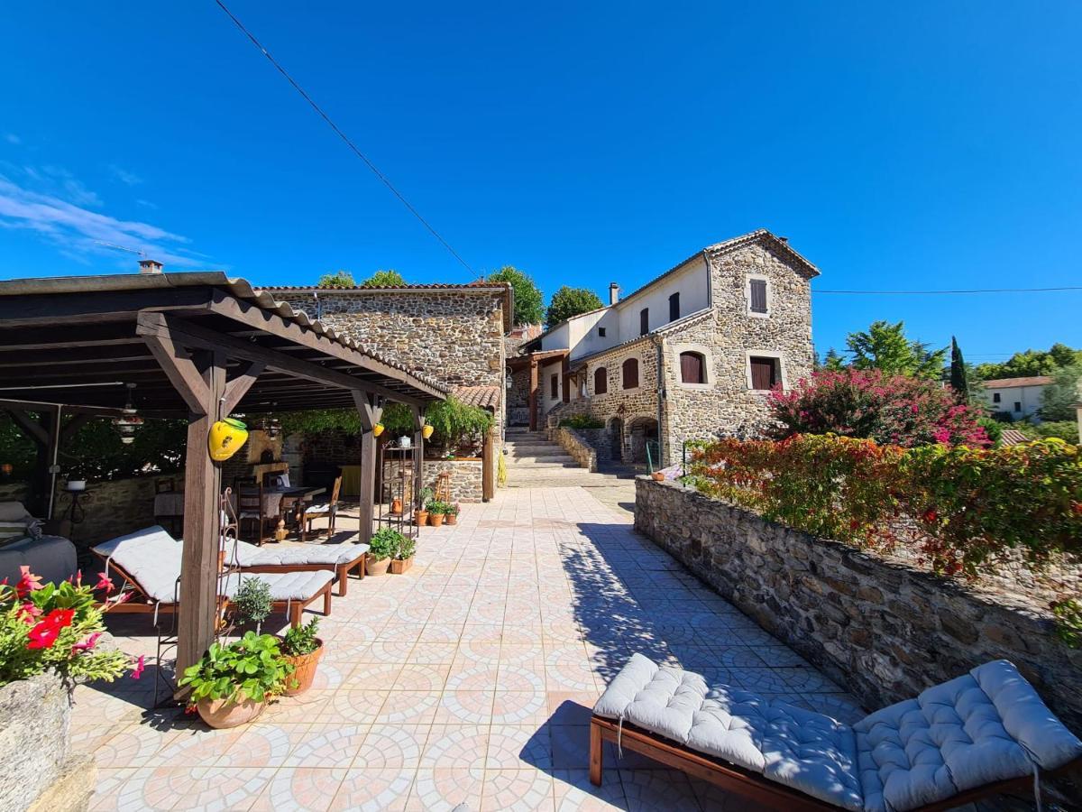 Gagnières Mes Maisons Gardoises, Two Gites Sleeping 13 With Two Private Pools, Kids Room, Laundry, Disco, Free Wifi, Linen And Dog'S Are Welcome מראה חיצוני תמונה