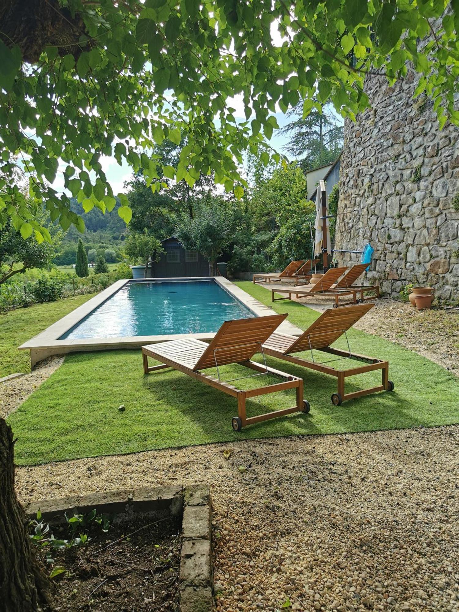Gagnières Mes Maisons Gardoises, Two Gites Sleeping 13 With Two Private Pools, Kids Room, Laundry, Disco, Free Wifi, Linen And Dog'S Are Welcome מראה חיצוני תמונה