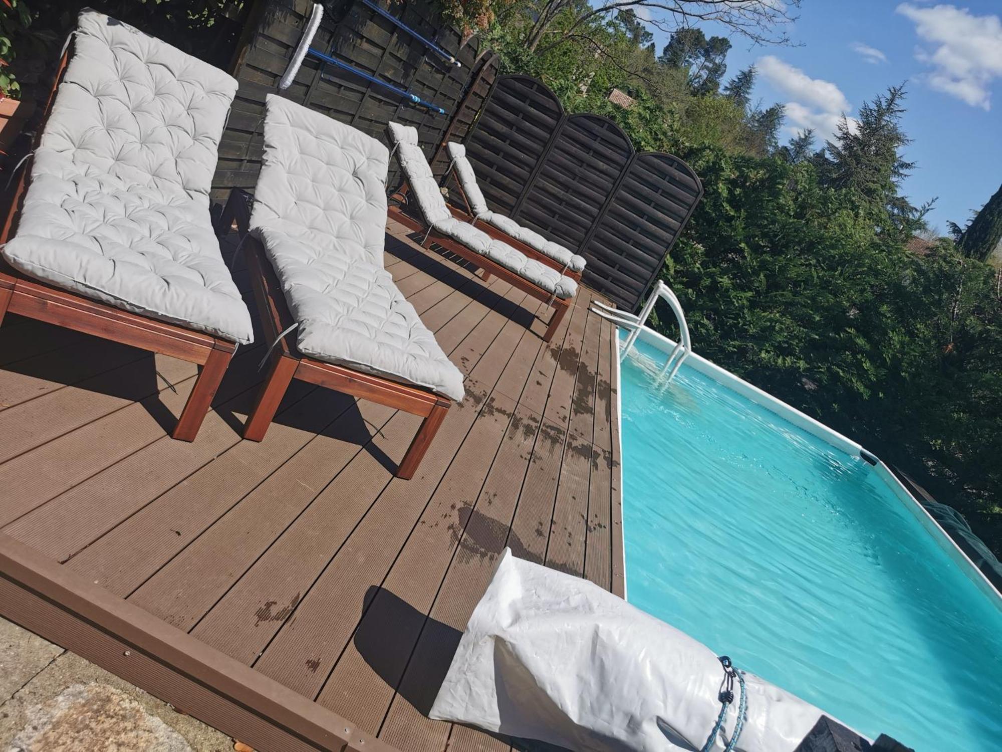 Gagnières Mes Maisons Gardoises, Two Gites Sleeping 13 With Two Private Pools, Kids Room, Laundry, Disco, Free Wifi, Linen And Dog'S Are Welcome מראה חיצוני תמונה