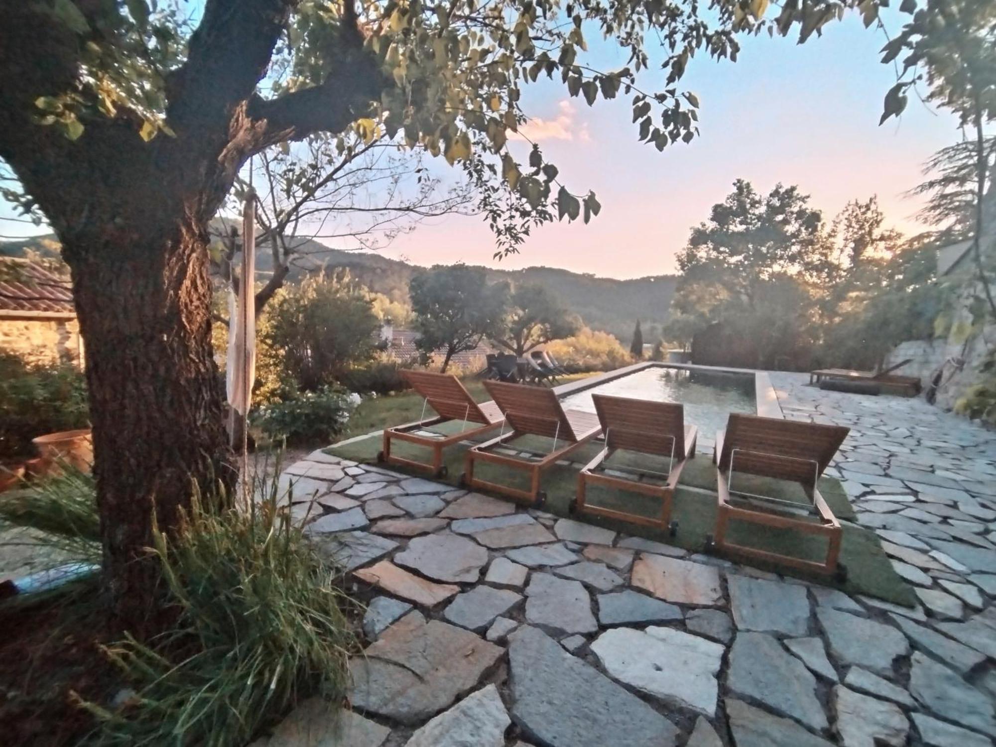 Gagnières Mes Maisons Gardoises, Two Gites Sleeping 13 With Two Private Pools, Kids Room, Laundry, Disco, Free Wifi, Linen And Dog'S Are Welcome מראה חיצוני תמונה